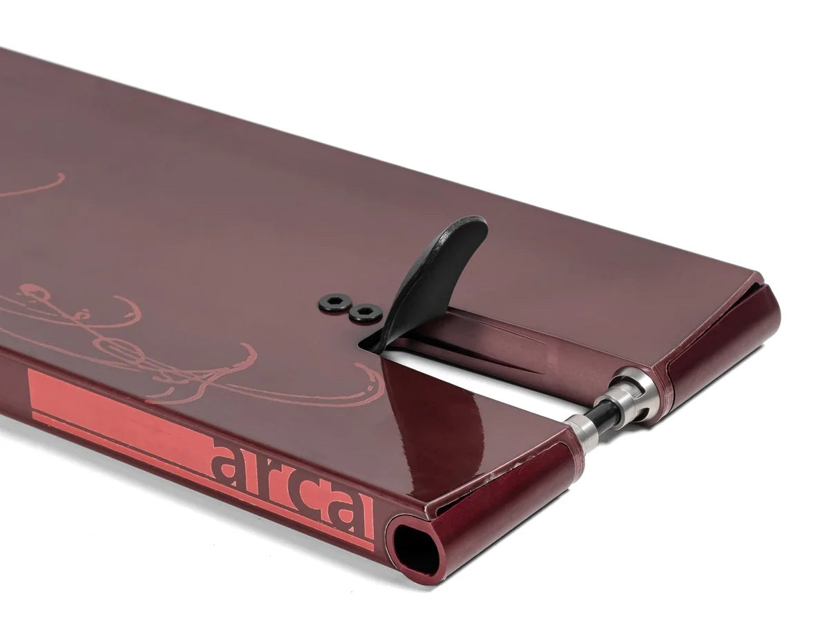 Deska North Arca 6.75 x 22.5 Wine Red Translucent