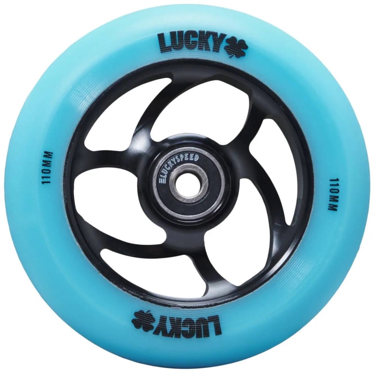 Lucky Torsion 110 Wheel Teal Black