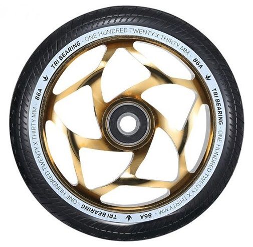 Rueda Blunt Tri Bearing 120 Black Gold