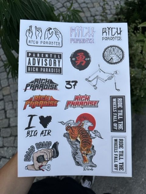 Rich Paradise Sticker Sheet XL