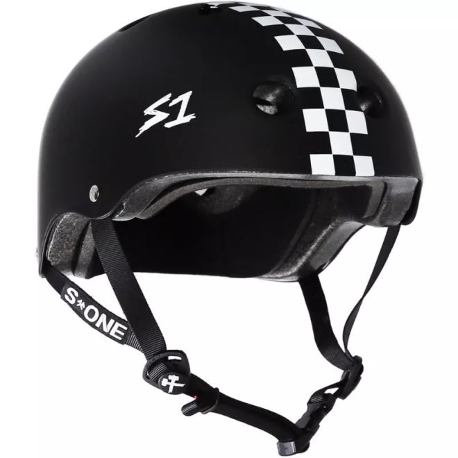 Casco S-One Lifer Black with Checkers